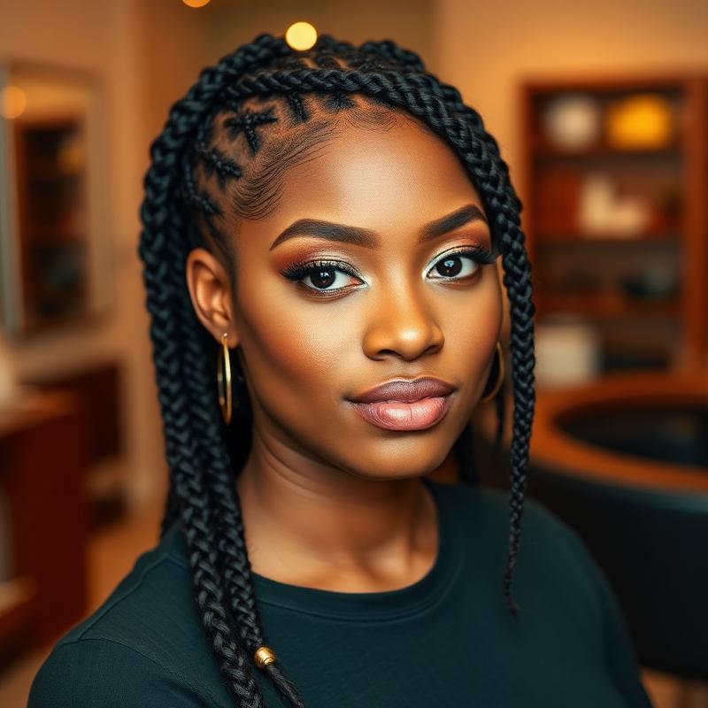 Knotless braids